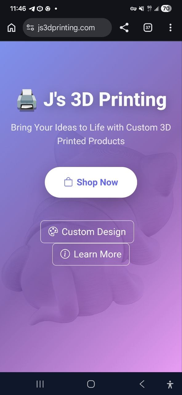 J's 3D Printing