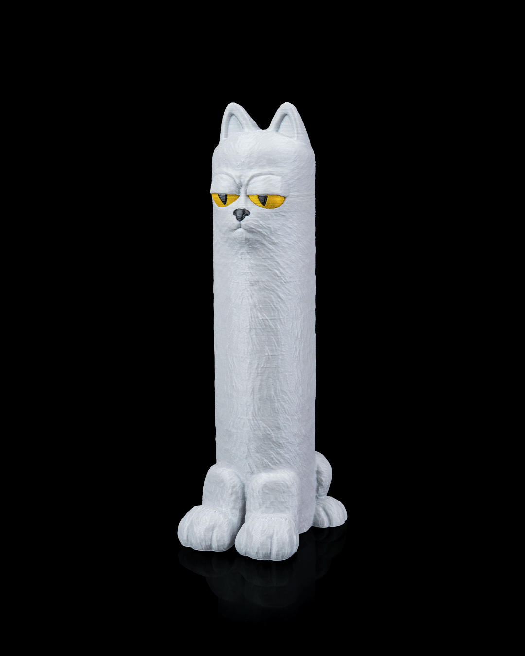 CAT IN A ROLL TOILET PAPER HOLDER