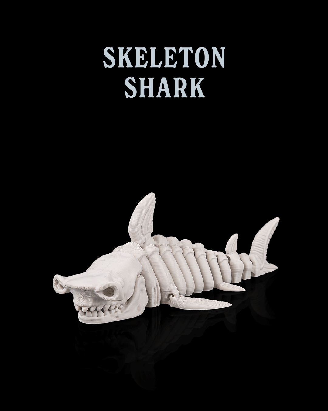 Skeleton Shark - 3D Printed Marine Creature