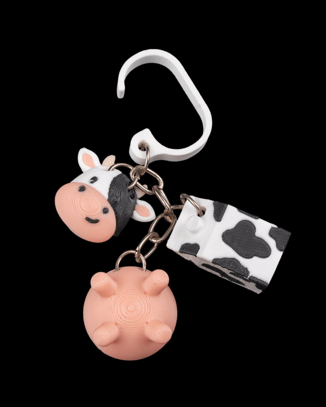 UDDERLY THIRSTY STRAW TOPPER AND CHARM